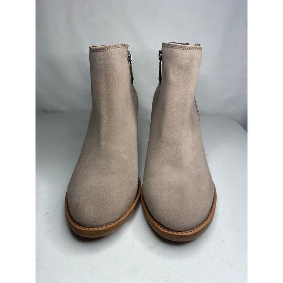 Blondo Womens Waterproof Gray Ankle Booties Chunky Heel Western Country Size 8.5 - Picture 2 of 16